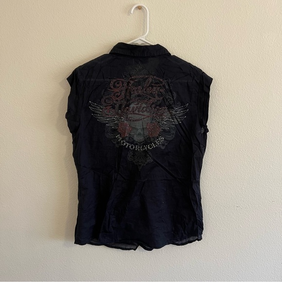Vintage Harley-Davidson Black Graphic Shirt - Picture 9 of 9
